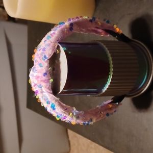 Sequence hairband light pink